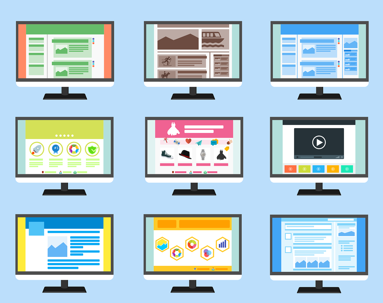 What are the different types of Web browser? 