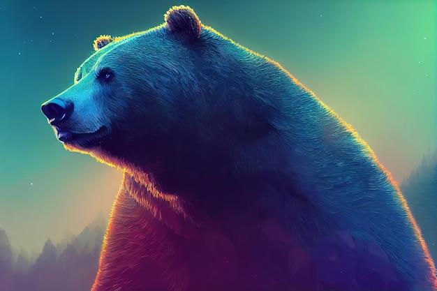 What are some physical adaptations of the grizzly bear? 