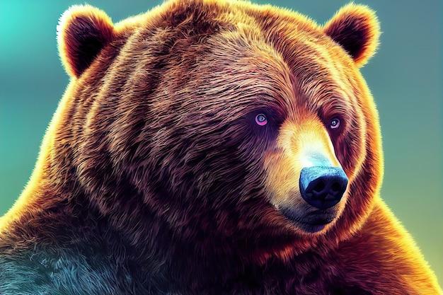 What are some physical adaptations of the grizzly bear? 