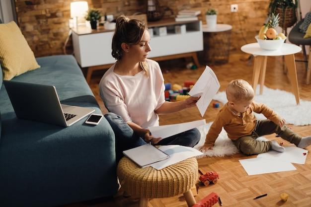 How would you describe being a stay at home mom? 