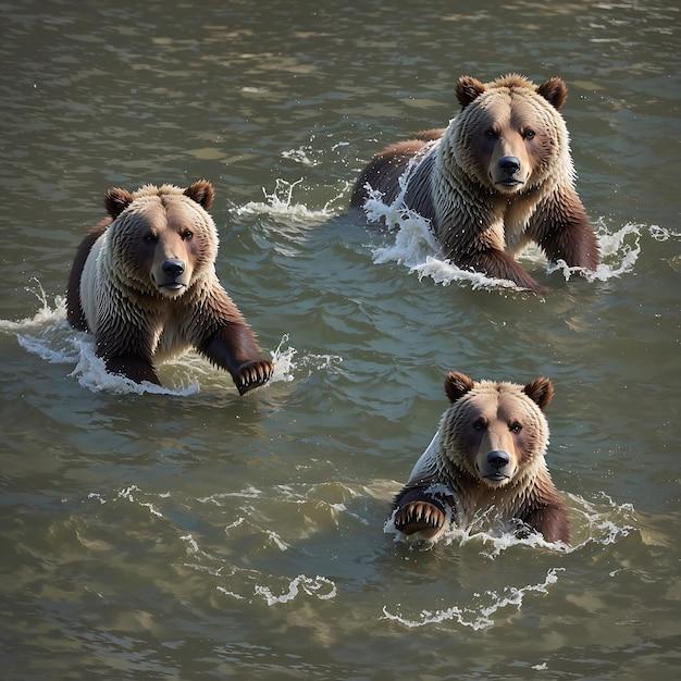 Can a grizzly bear catch a deer? 