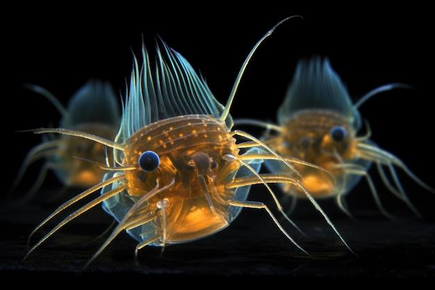 Can Daphnia survive in salt water? 