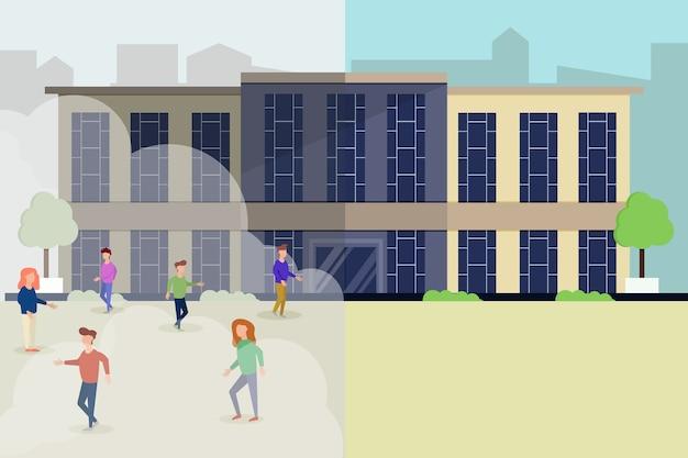 Can you build a school in Sims 4? 