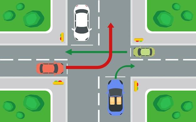 When driving in the right lane of a four lane highway you see a car coming up behind you? 