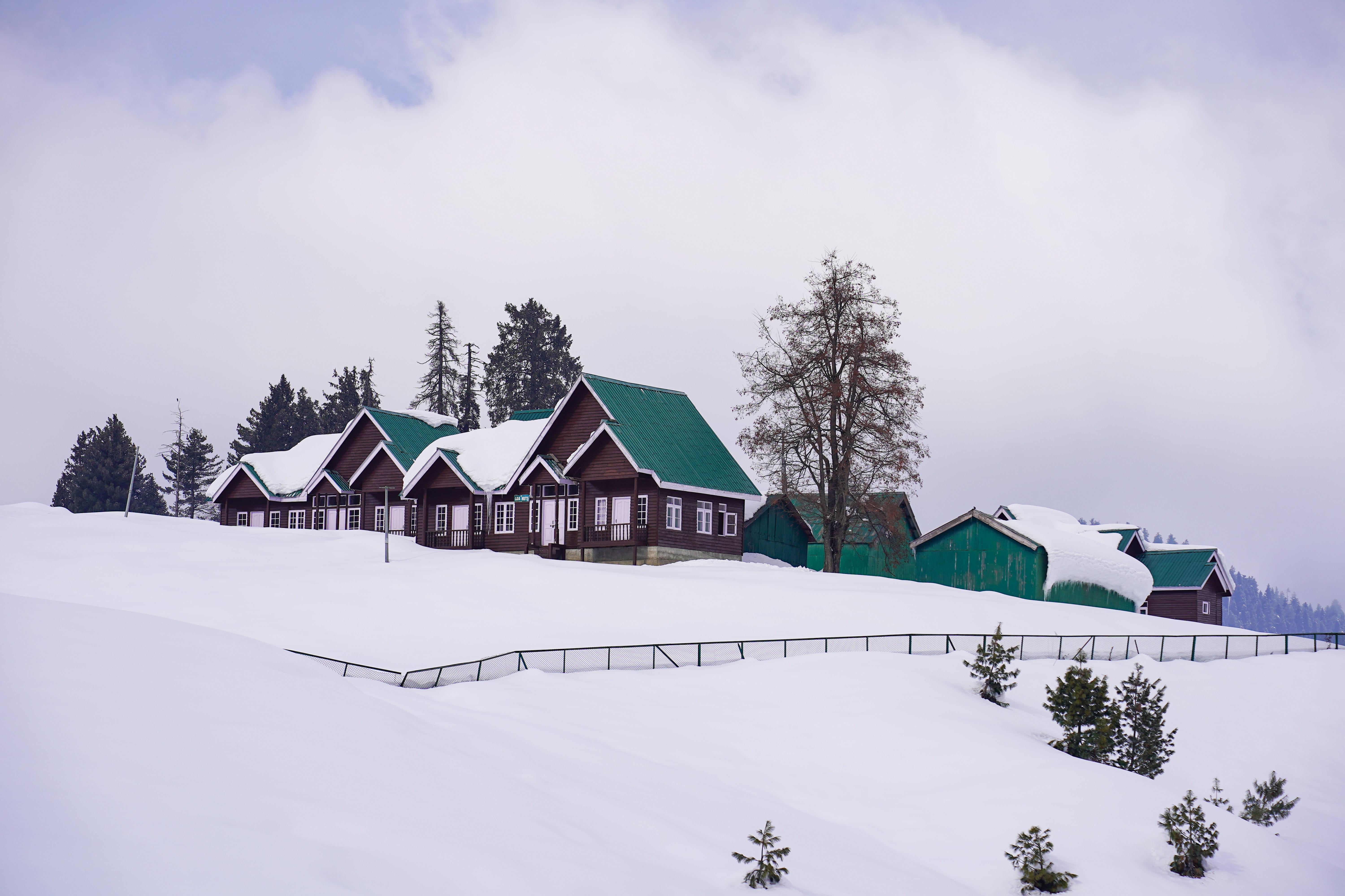 What kind of houses are there in Kashmir? 