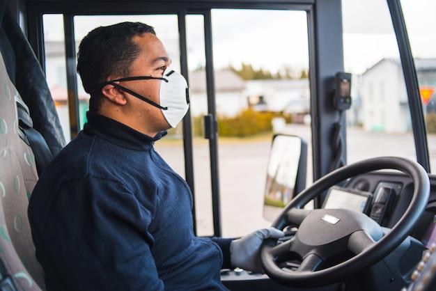 How do bus drivers close the door when they get off? 