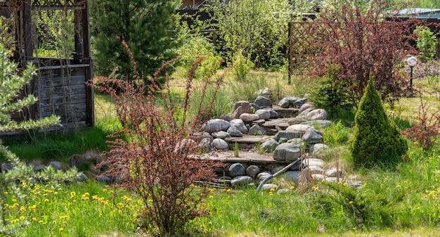 How do you describe a backyard? 