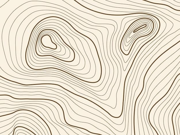 How is the top of a mountain shown on a topographic map? 