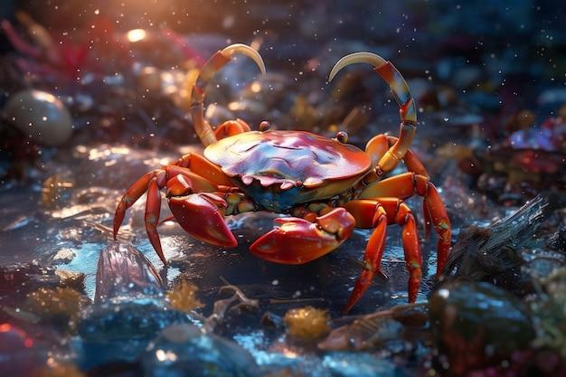How long can a crab stay underwater? 