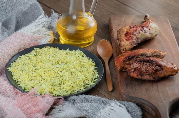 How long do you grill parboiled chicken? 