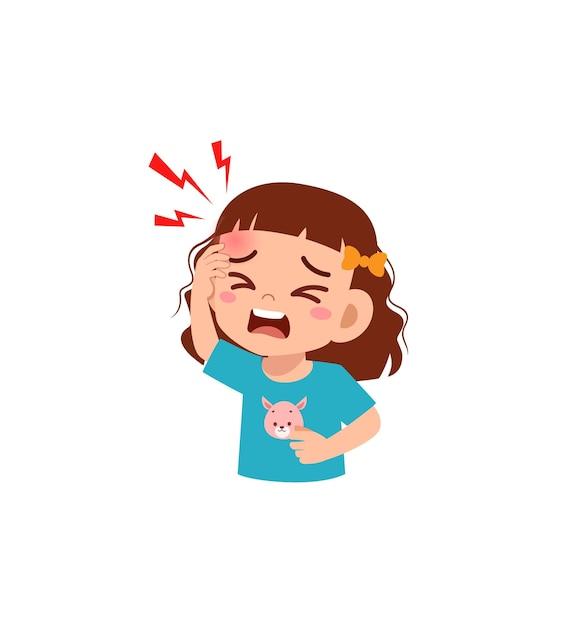 How long does it take for a bump on forehead to go away? 