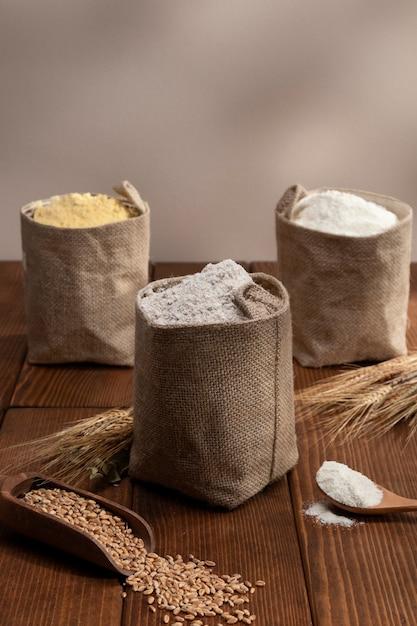 How many cups is 2 kg of flour? 