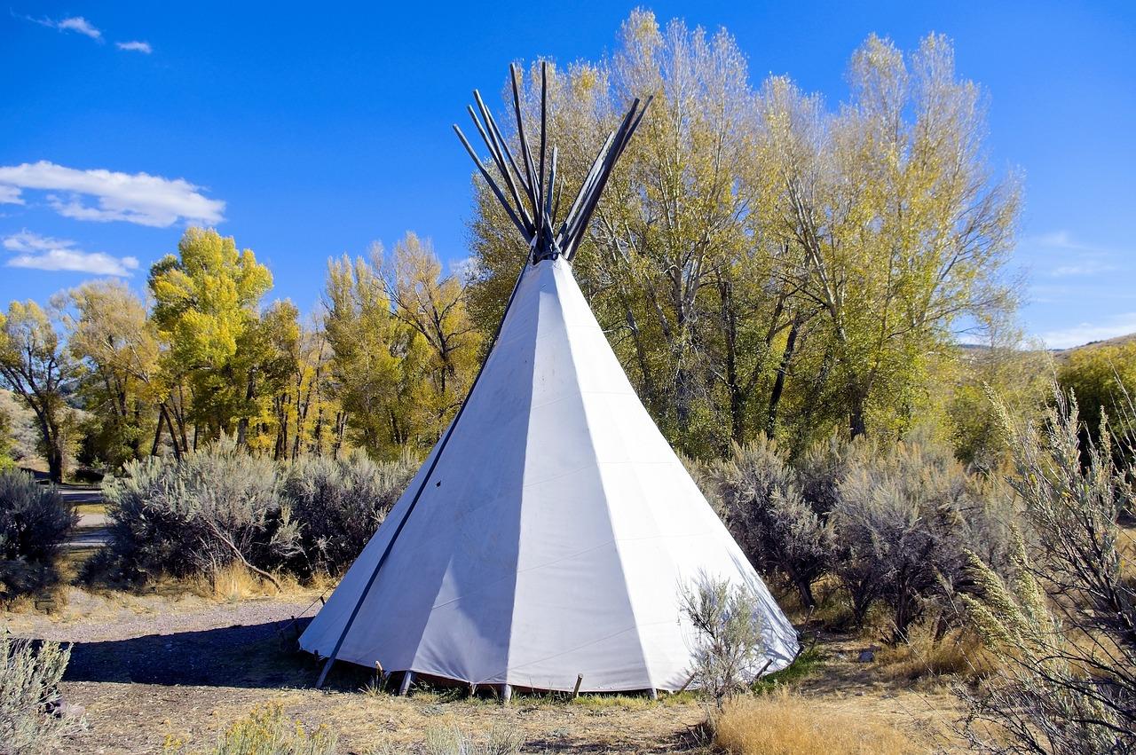 How many people are in a teepee? 