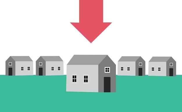 How much did an average house cost in 2010? 