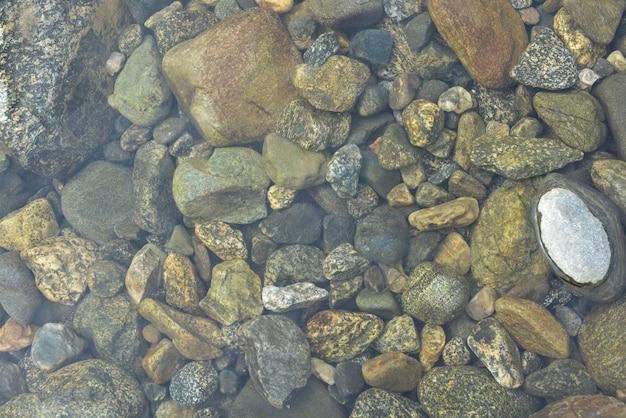 How thick should you lay River Rock? 