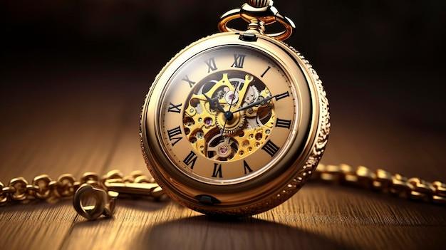 How do I change the battery in my Colibri pocket watch? 
