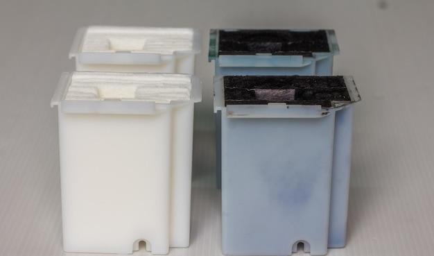 How do you clear a Canon ink absorber? 