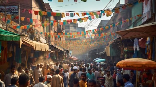 How would you describe a busy place? 