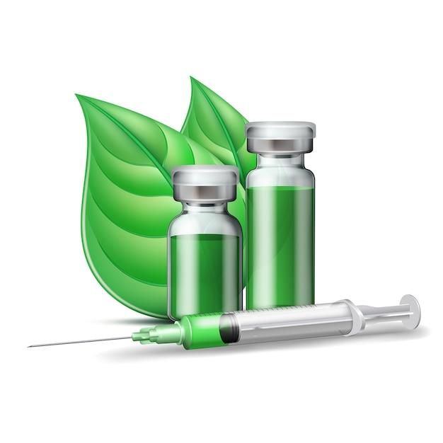 How do you draw up a medicine from two vials? 
