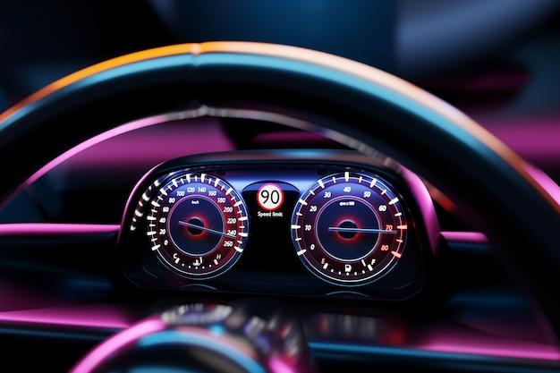 How do I get the digital speedometer in my Ford Fusion? 