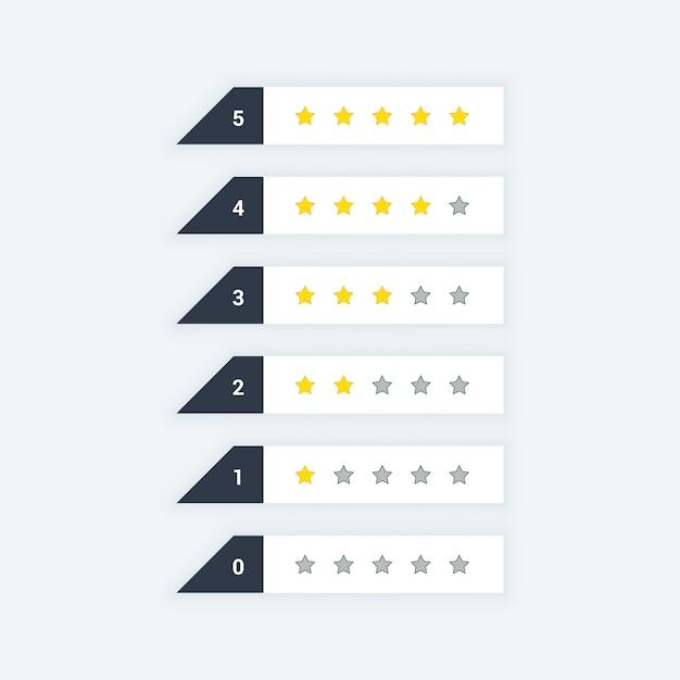How do I insert a rating in Word? 