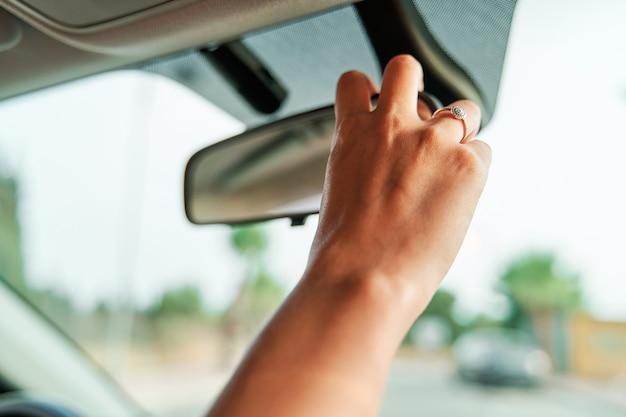 How do you remove a rear-view mirror? 
