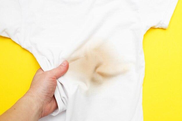 How do you get a bleach stain out of a black shirt? 