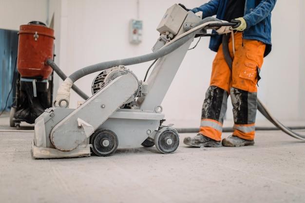 How do you get gas out of concrete floor? 