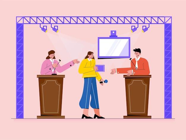 How do you start writing a debate? 