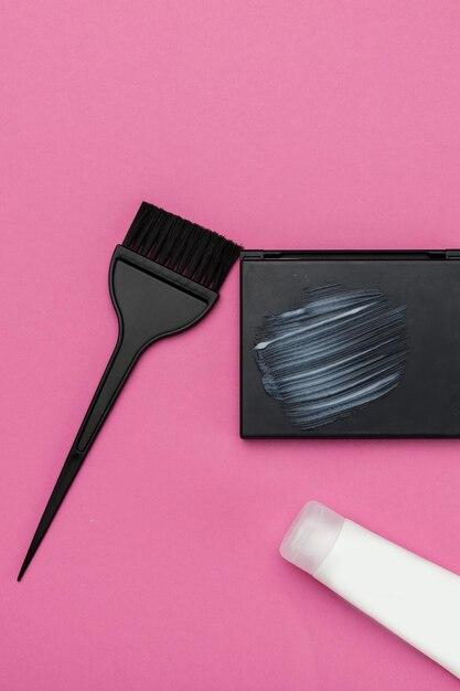 How do I use hydrogen peroxide to lighten my eyebrows? 
