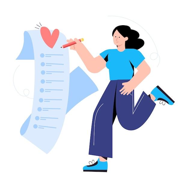 How do you write a list of illustrations? 