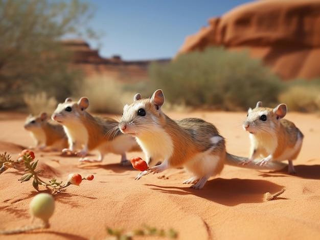 Why did the desert rat kangaroo become extinct? 