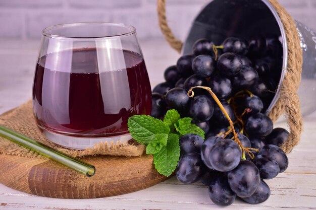 What Colour Does grape juice turn in acid? 