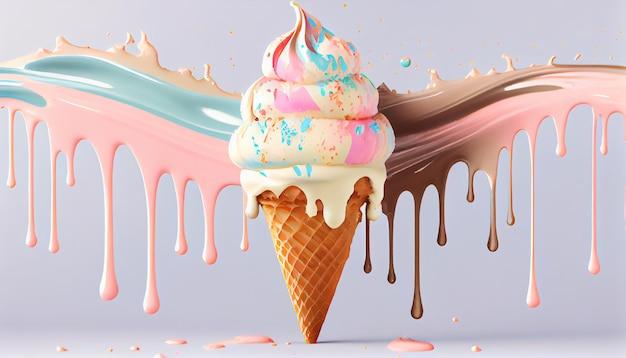Is it normal to chew ice cream? 