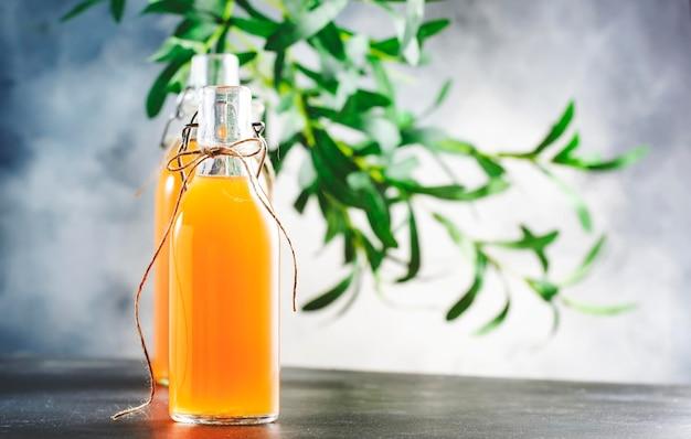 Is it okay to drink slightly fermented orange juice? 
