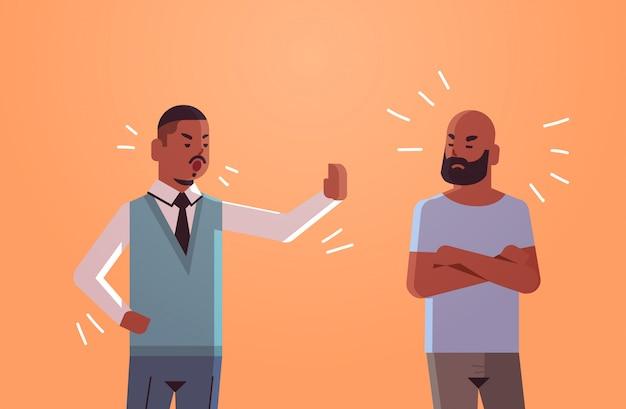 What does man vs man conflict mean? 