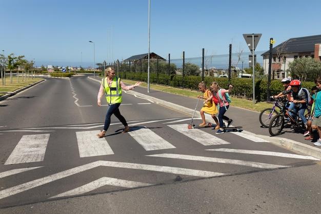 What do you look for when managing visibility at an intersection? 
