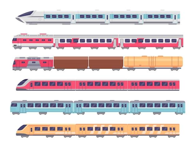 What are three types of modern freight trains? 