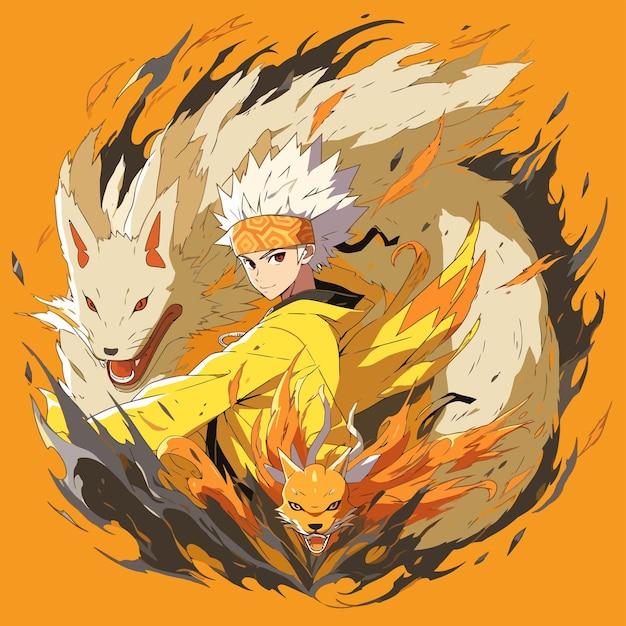 What episode does Naruto get nine tails cloak? 