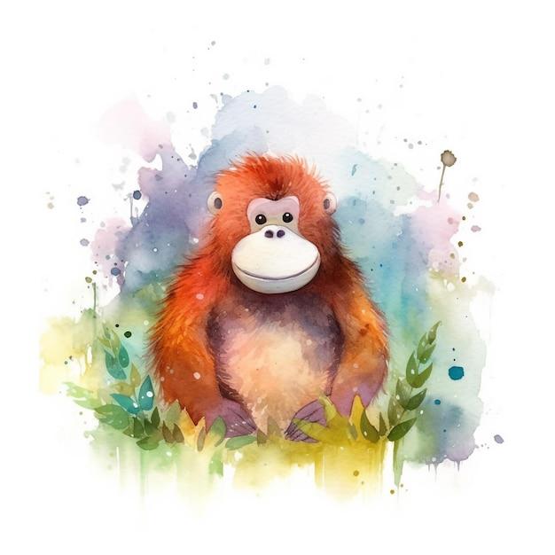 How long is the gestation period for orangutans? 