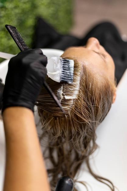 What is the pre perm test curl carried out? 