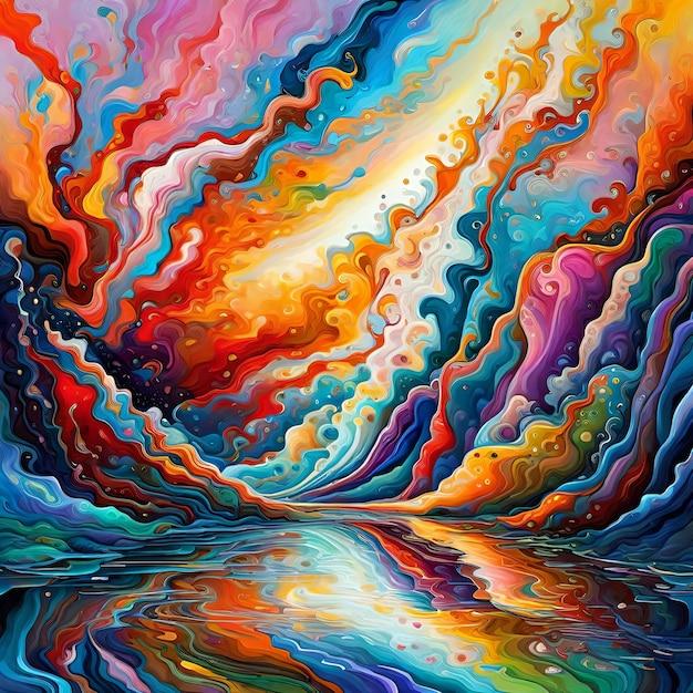 What is the difference between representational art and non representational art? 