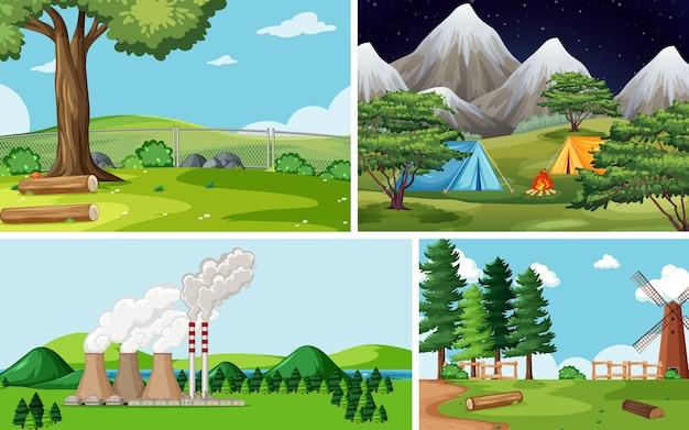 What are the 4 types of environment? 