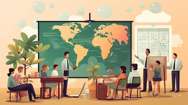 What are the 6 main themes of geography? 