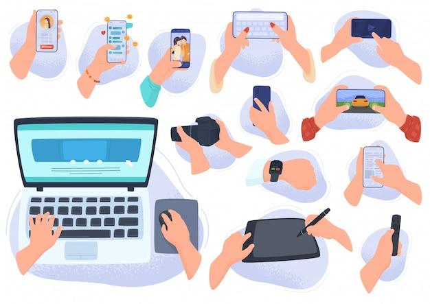 What are the advantages of using electronic devices in learning? 