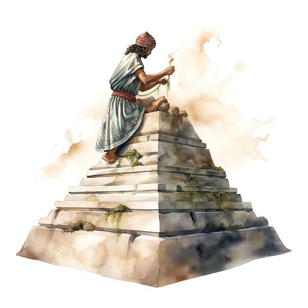 What does the alchemist do to help Santiago? 