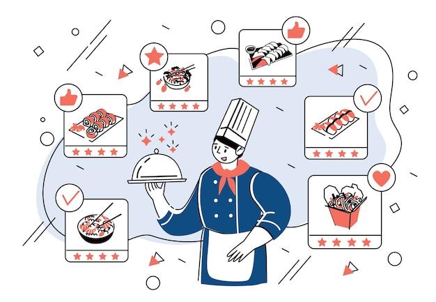 What is the definition of commercial food service? 