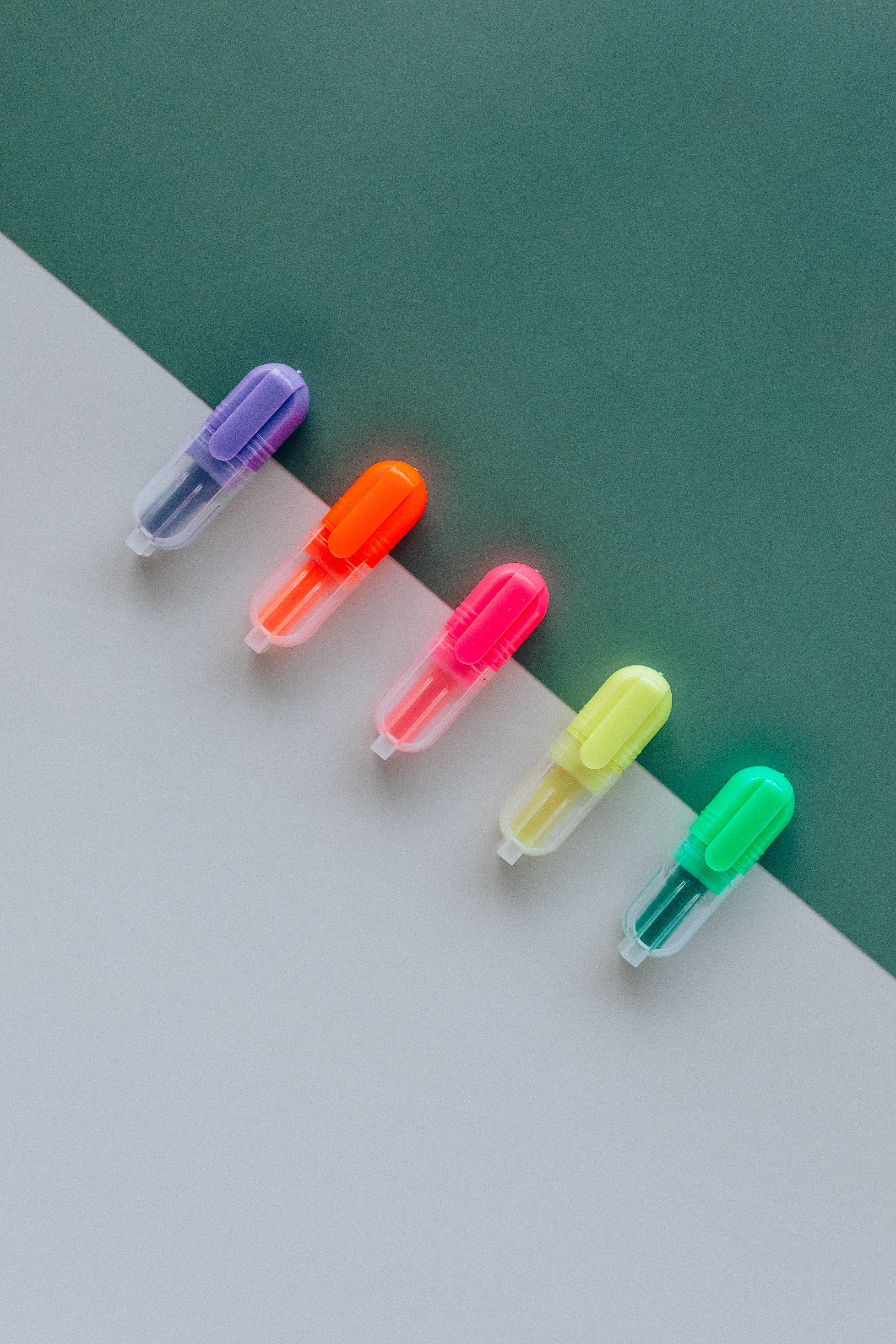 Which highlighter Colour is best for memory? 