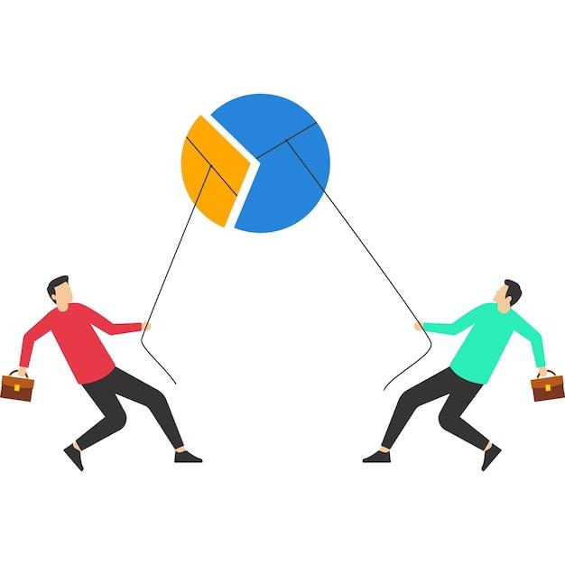 What is difference between cooperation and competition? 