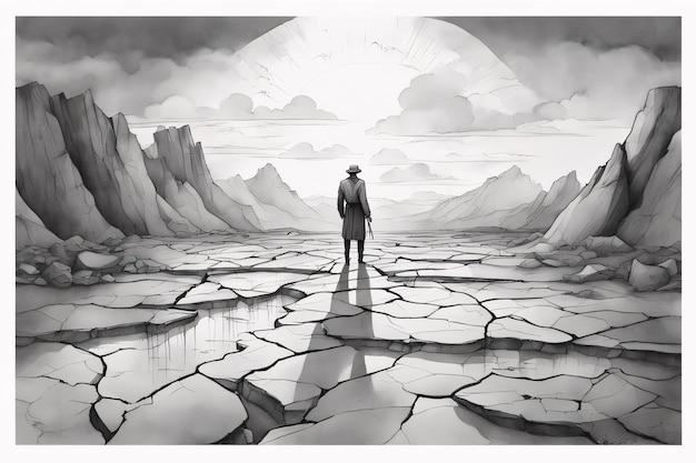 What is the difference between drought and famine Class 9? 